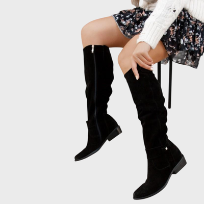 Juliette | Bottes en daim confortables et chaudes pour femme