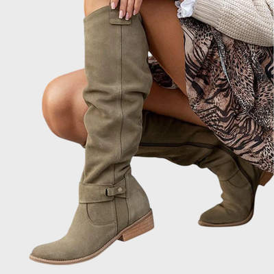 Juliette | Bottes en daim confortables et chaudes pour femme