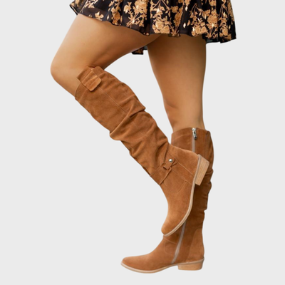 Juliette | Bottes en daim confortables et chaudes pour femme