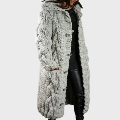 Amélie | Manteau élégant et douillet avec effet ventre plat