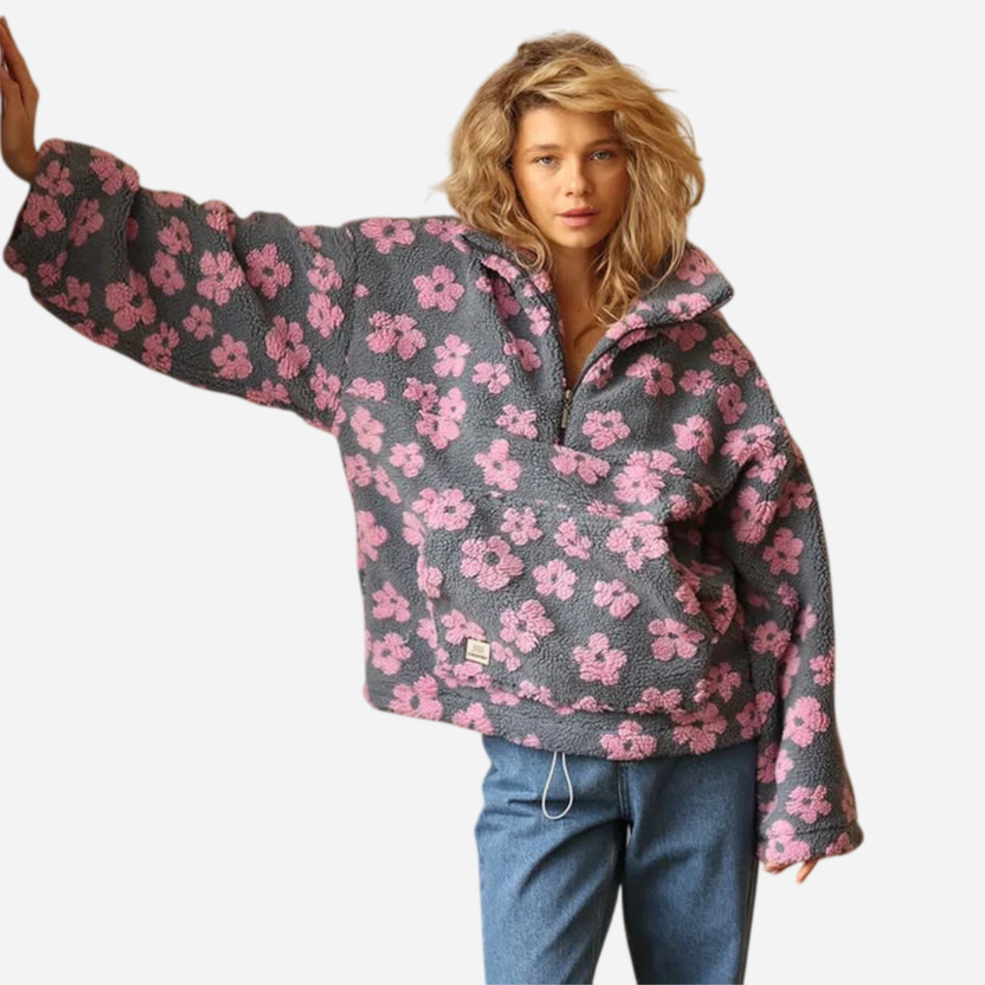 Jeanne | Trui met bloemenprint