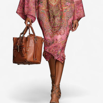 Baud™ Robe Caftan Imprimée